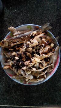 豆豉辣椒干蒸鱼干