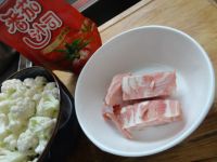培根炒菜花