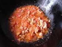 西红柿肉末烩贝壳面