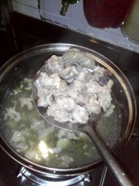 鸡汤豇豆