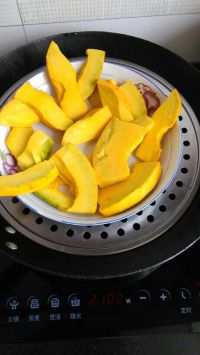 南瓜蜜豆发糕