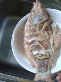 香葱花雕鱼