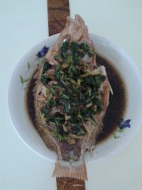 香葱花雕鱼
