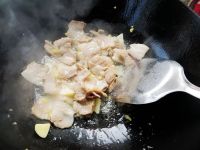 肉片小炒有机菜花