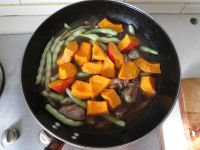 排骨炖豆角南瓜