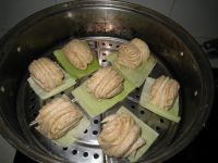 芝麻盐全麦花卷