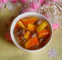 银耳桂圆木瓜玫瑰花羹