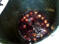 莲薏黑米糊