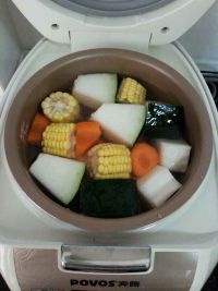 冬瓜玉米胡萝卜排骨汤