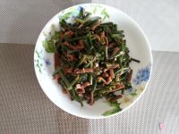 肉丝炒豇豆