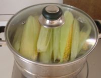 煮粘玉米