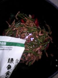 蛇瓜炒肉丝