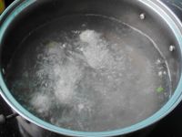 西兰花肉丸粥