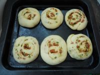 葱花火腿烤饼