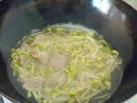 螺旋藻豆芽肉片汤