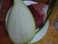 葫芦炒肉片