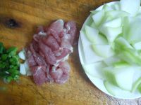 葫芦炒肉片
