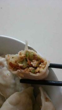 芹菜鸡蛋素饺子