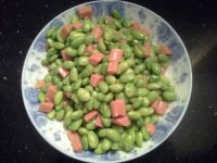 毛豆炒火腿肠