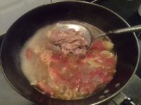西红柿肉片汤