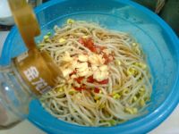 黄豆芽凉拌面