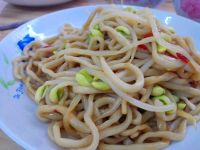 黄豆芽凉拌面