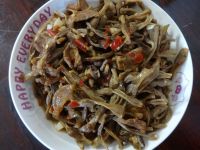 干豆角炒五花肉