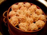 珍珠荸荠圆子