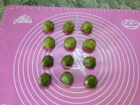 抹茶豆沙月饼
