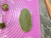 抹茶豆沙月饼