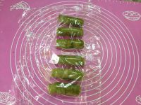 抹茶豆沙月饼