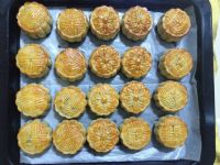 玫瑰豆沙月饼