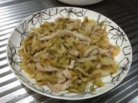 榨菜蒸肉筋