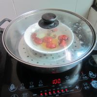 蒸红糖红枣桂圆