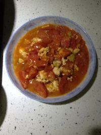 番茄鸡蛋拌面