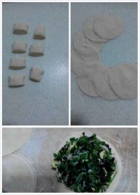 半发面韭菜盒子