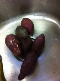 蒸紫薯