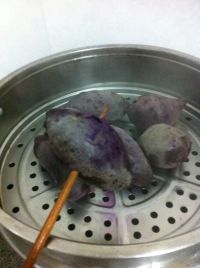 蒸紫薯
