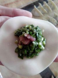 韭菜猪肉饺子