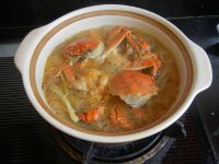 螃蟹粉丝煲