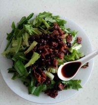 豆豉鱼拌油麦菜