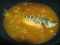 咖喱红烧鲈鱼