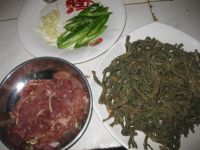 干豆角炒肉片