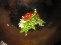 干豆角炒肉片