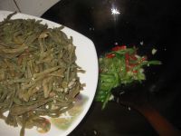 干豆角炒肉片