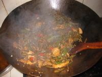 干豆角炒肉片