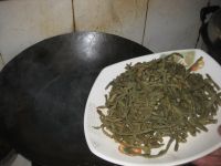 干豆角炒肉片
