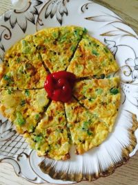 鸡蛋蔬菜饼