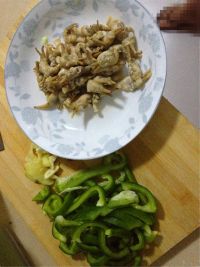 青椒炒蛏子肉