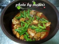 鸡腿四季豆焖饭